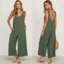 Damejumpsuit med stropper A1990 1
