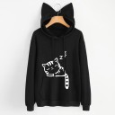 Damekatte-sweatshirt B22 3