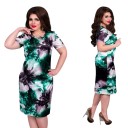 Damekjole med print A1268 5