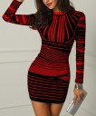 Damekjole med print A2796 4
