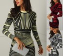 Damekjole med print A2796 2