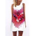 Damekjole med print A740 3