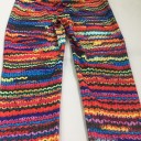 Dameleggings med 3D-strikket print 9