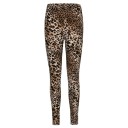 Dameleggings med leopardprint J521 3