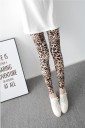 Dameleggings med leopardprint J521 5