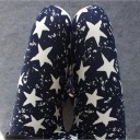 Dameleggings med stjerner - Sort 2