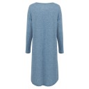 Damen asymmetrisches Kleid A2588 3 Damen asymmetrisches Kleid A2588 3