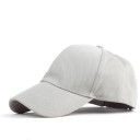 Damen Baseballmütze mit Loch für den Pferdeschwanz Einfarbige Baseballmütze mit gebogenem Schild ohne Druck Acryl Einheitsgröße 5