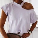 Damen-Basic-T-Shirt A954 4