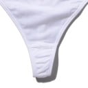 Damen Baumwoll Strings mit schmalem elastischen Bund Glatter Schnitt ohne Spitze Bequemes Unterwäsche für jeden Tag 95 % Baumwolle und 5 % 6