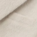 Damen Beiges Plüsch Sakko mit Kragen und Taschen Eleganter weicher Mantel aus Polyester Einfarbige Herbst- und Winterbekleidung 9