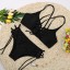 Damen-Bikini zum Schnüren – Schwarz 2