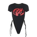 Damen-Body mit Drachenmotiv 2