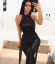 Damen-Bodycon-Overall mit Pailletten 2