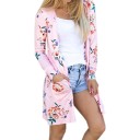 Damen-Cardigan mit Blumenmuster A1463 3