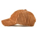 Damen-Cordkappe mit breiter Rippung Weicher samtiger Oberflächen Baseballform Gebogener Schirm Kopfumfang 56 bis 58 cm 11