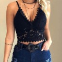 Damen-Crop-Top aus Spitze A1190 5