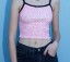 Damen-Crop-Top mit Muster A1259 2