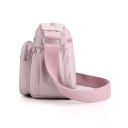 Damen Crossbody Tasche mit Reißverschlusstaschen Breiter verstellbarer Gurt Nylon und Polyester 24 x 20 x 14 cm Für jeden Tag 9