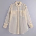Damen durchsichtige Bluse Faina 1
