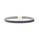 Damen einfarbiger Choker für den Hals mit hinten liegendem Verschluss glatter Halskette für den täglichen Gebrauch und gesellschaftliche 5