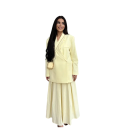 Damen elegantes Sakko mit Kragen Einfarbiges Sakko aus Polyester und Baumwolle Stilvolle Jacke in verschiedenen Farben für Büro, gesellschaftliche Anlässe und Freizeit 2