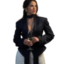 Damen elegantes Sakko mit Kragen und Streifen Einfarbiges Sakko aus Polyester Stilvolle Jacke in verschiedenen Farben mit feinem Muster für Arbeit und gesellschaftliche Anlässe 2