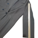 Damen elegantes Sakko mit Kragen und Taschen Einfarbiges Blazer aus Polyester Stylischer Mantel 2