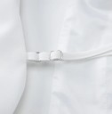 Damen elegantes Sakko mit Kragen und Taschen Einfarbiges Sakko mit Ausschnitt auf der Rückseite und verstellbarem Riemen aus Polyester und Spandex Stilvolle Jacke 12