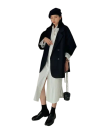 Damen elegantes Sakko mit Kragen und Taschen Einfarbiges Sakko mit Knöpfen aus Polyester Stilvolle Jacke in verschiedenen Farben für Arbeit und Freizeit 4