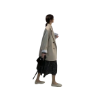 Damen elegantes Sakko mit Kragen und Taschen Einfarbiges Sakko mit Knöpfen aus Polyester Stilvolle Jacke in verschiedenen Farben für Arbeit und Freizeit 6
