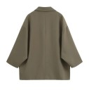 Damen elegantes Sakko mit Revers und Taschen Einfarbiges Blazersakko mit Knöpfen aus Polyester Stilvolle Jacke in verschiedenen Farben 5