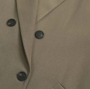 Damen elegantes Sakko mit Revers und Taschen Einfarbiges Blazersakko mit Knöpfen aus Polyester Stilvolle Jacke in verschiedenen Farben 8