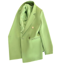 Damen elegantes Sakko mit Revers und Taschen Einfarbiges Sakko aus Polyester Stilvolle Jacke in verschiedenen Farben für Büro, gesellschaftliche Anlässe und Freizeit 8