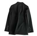 Damen elegantes Sakko mit Taschen und Knopfverschluss Einfarbiges Sakko aus Polyester Stilvolle Jacke in verschiedenen Farben für die Arbeit und den Alltag 5