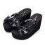 Damen-Flip-Flops auf Plateau A2577 2