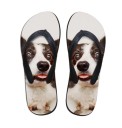 Damen-Flip-Flops mit Hundemotiv 4