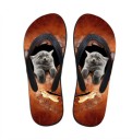 Damen-Flip-Flops mit Katzenmotiv 2