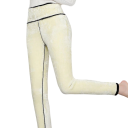 Damen gefütterte Leggings mit Schmetterling 2