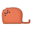 Damen-Geldbörse mit Katzenmotiv, 10,5 x 8,5 x 2,5 cm, PU-Leder, mehrere Kartenfächer, modische Geldbörse, süßer Ausweishalter 9