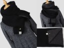Damen gestrickter Winterschal J3189 19