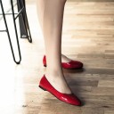 Damen glänzende Ballerinas J2380 2 Damen glänzende Ballerinas J2380 2