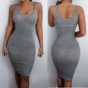Damen graues Kleid 1