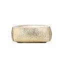 Damen große Shopper-Tasche aus Kunstleder mit Krokodilprägung Glänzende Oberfläche Zwei lange Tragegriffe Dekorativer Anhänger 33 x 31 x 11 cm 6