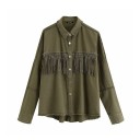 Damen-Herbstjacke mit Fransen 5
