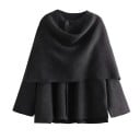 Damen Herbstjacke mit lockerer Passform Eleganter schichtbarer Kragen Stilvolle Stadtjacke Modische Oberbekleidung Lässige Kleidung 3