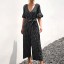 Damen-Jumpsuit mit Punkten und Rüschen 4