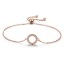 Damen-Kettenarmband mit Ring P146 5