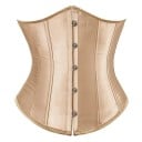 Damen Korsett Mit vorderem Verschluss Schnürung hinten Einfarbig Polyester Spandex Elegantes Top zur Formung von Taille 15