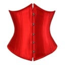 Damen Korsett Mit vorderem Verschluss Schnürung hinten Einfarbig Polyester Spandex Elegantes Top zur Formung von Taille 9